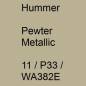 Preview: Hummer, Pewter Metallic, 11 / P33 / WA382E.